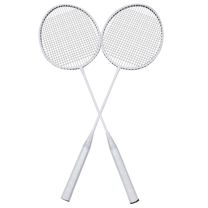 New design steel cheap badminton rackets
