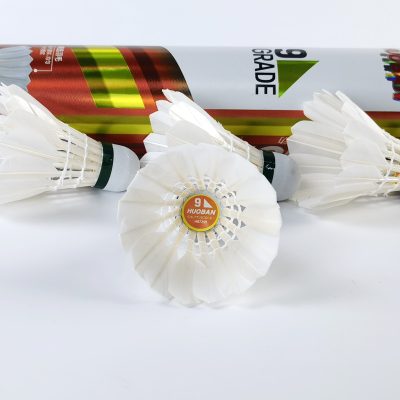 Foamed plastic head goose feather shuttlecock (4)